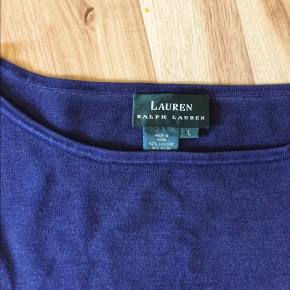 Ralph Lauren Quarter Sleeve Top - Picture 2 of 3